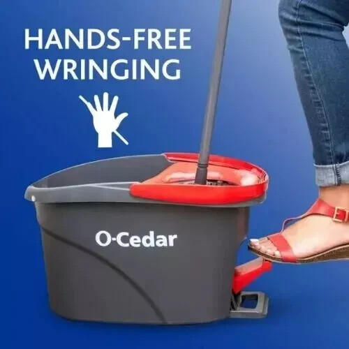O-Cedar EasyWring Spin Mop & Bucket System- New