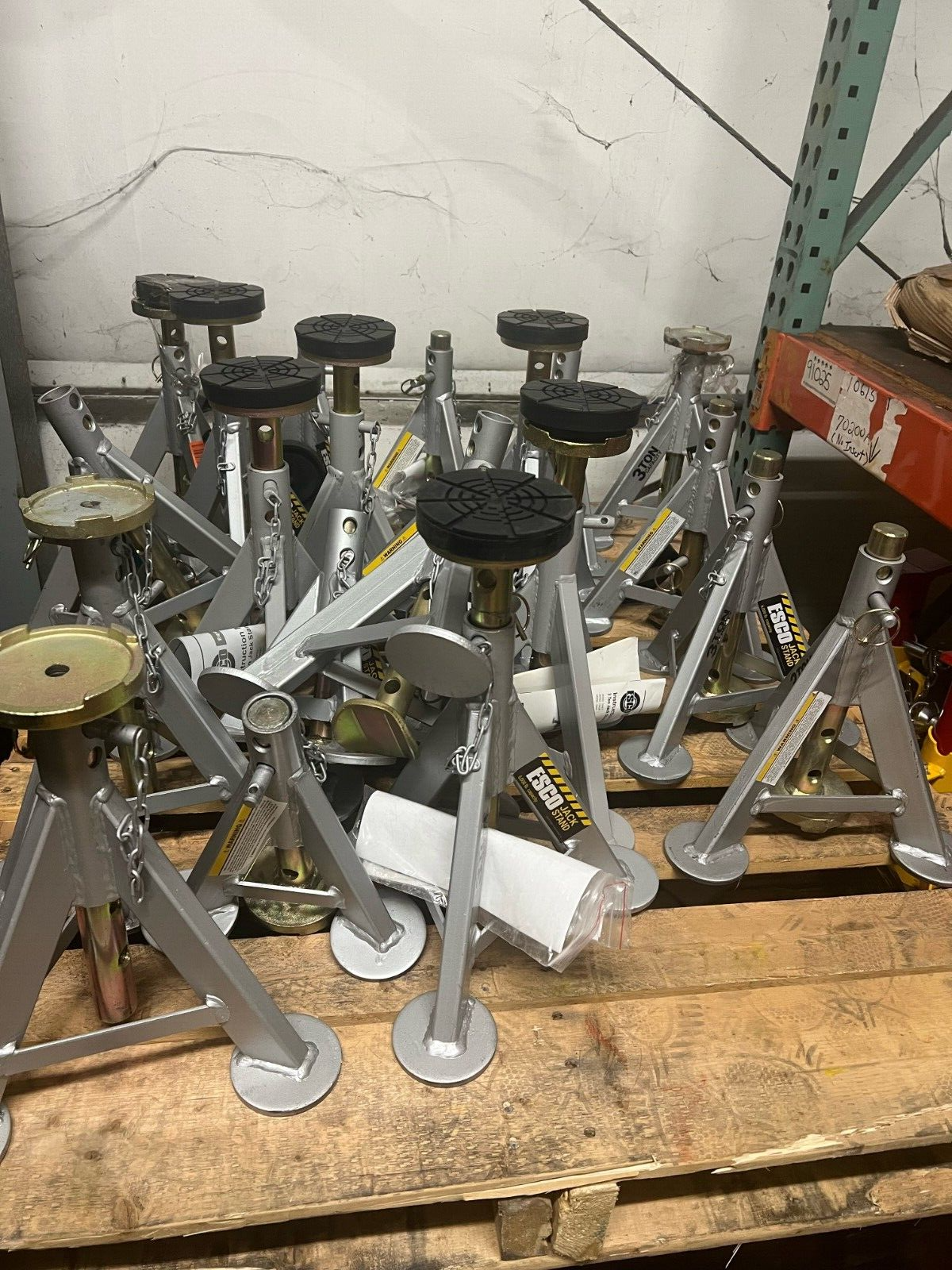 ESCO 10498 3 Ton Jack stand pair