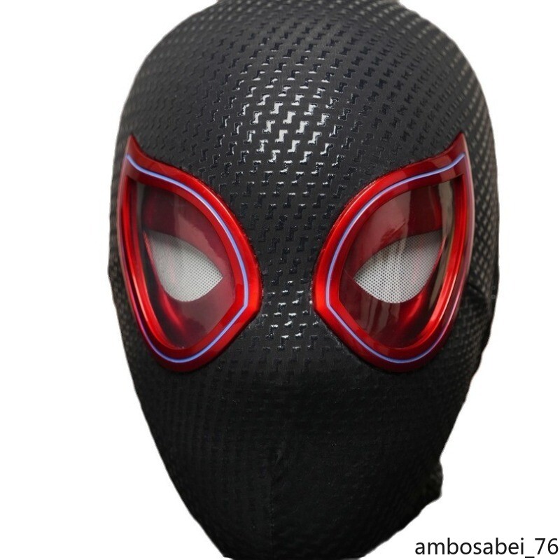 Spiderman Miles AUTO Light-up Eyes Mask Ring Remote Control Wink Gifts US Spot