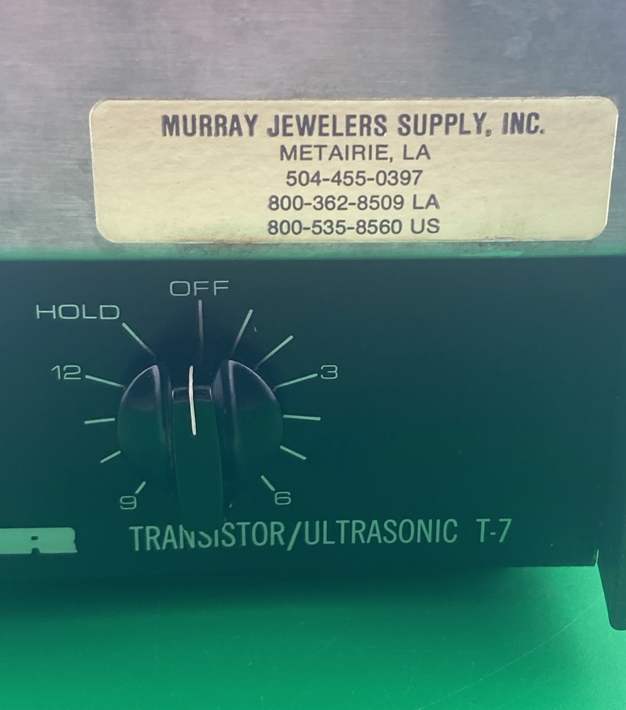 L&R TRANSISTOR ULTRASONIC MODEL T-7 Vintage Please Read