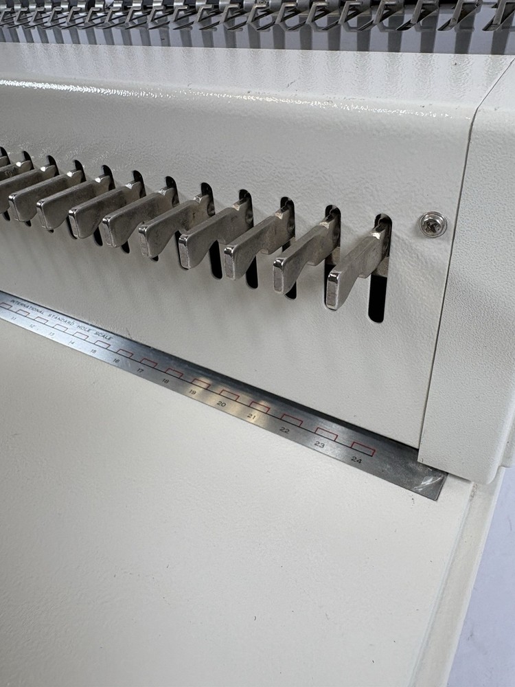 Megabind-1 Manual Comb Binding Machine Paper Punch Binder Office Untested