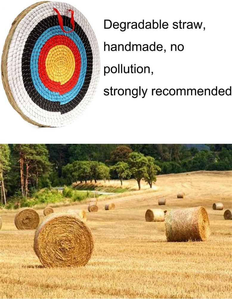 Traditional Bow Arrow Target - Backyard Straw Target