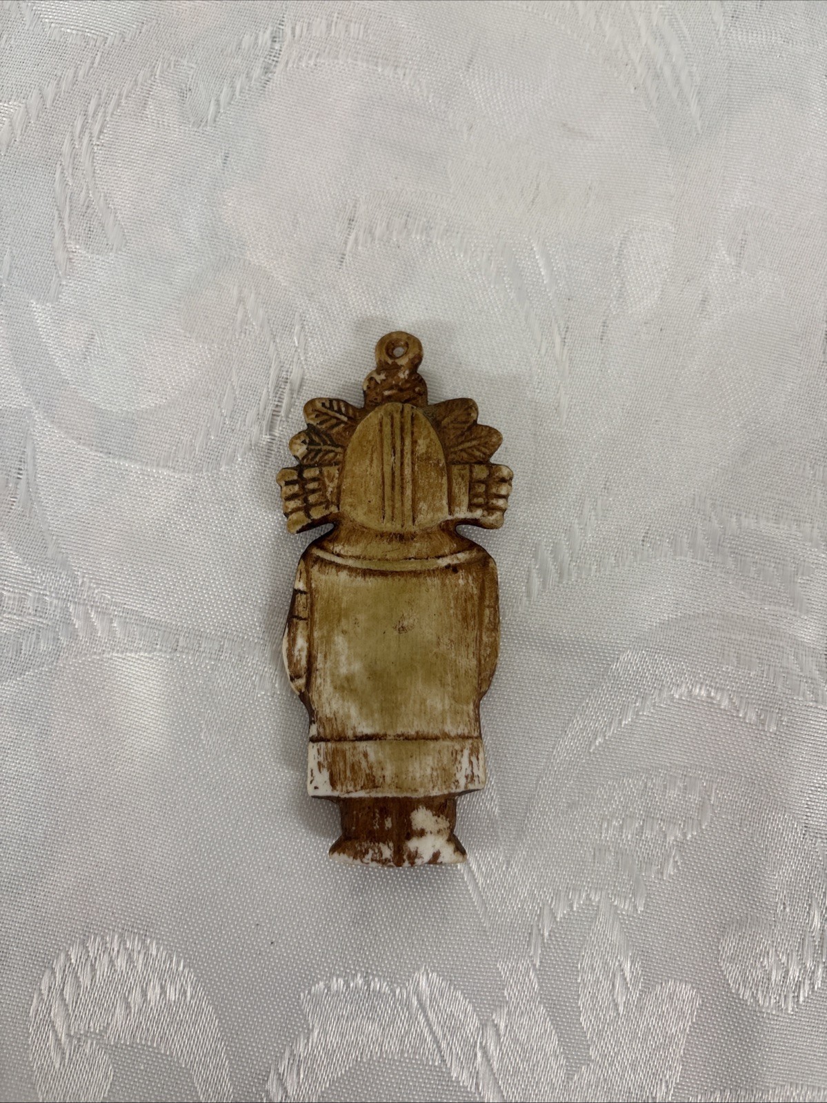 Vintage Aztec Mayan Mexican Clay Ceramic Mask Wall Hanging Art