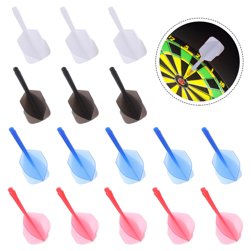 20Pcs Plastic Dart Tail Accessories Kit Shafts for Tip