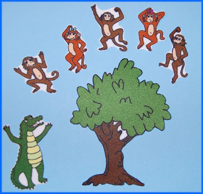 Teasing Mr. Alligator Felt / Flannel Board Set