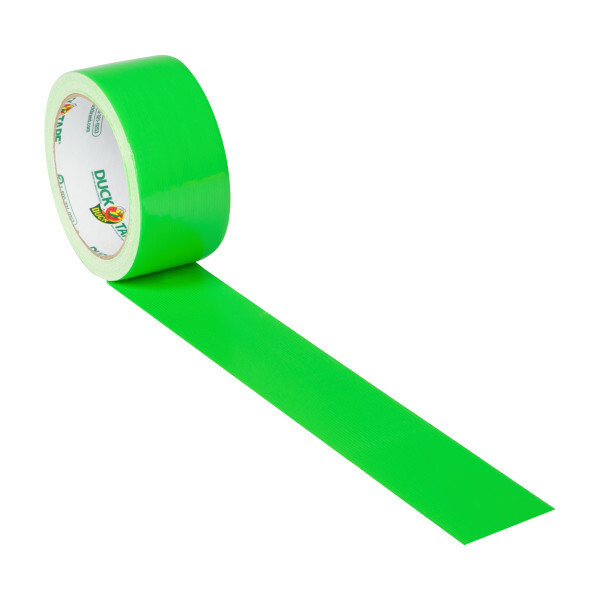 Color Duck Tape® Brand Duct Tape - Neon Green, 1.88 in. x 15 yd.