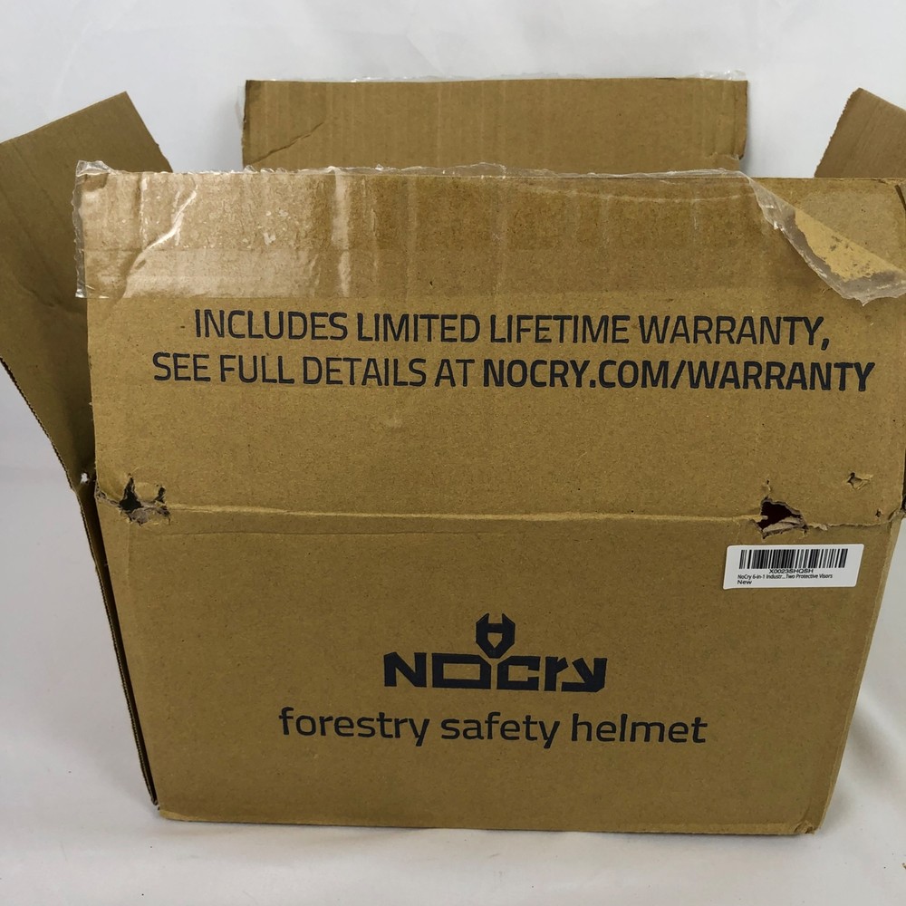 NOCRY FORESTRY SAFETY HELMET 5PIECE New Open Box
