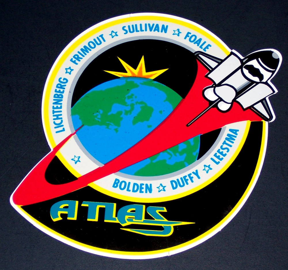 NASA -  Atlas  Mission -  Sticker -  5 "