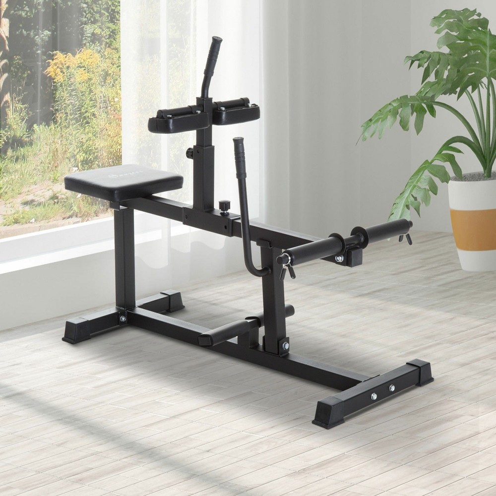 Calf Raise Machine Leg Strength Training Adjustable Seated Home Gym Exercise