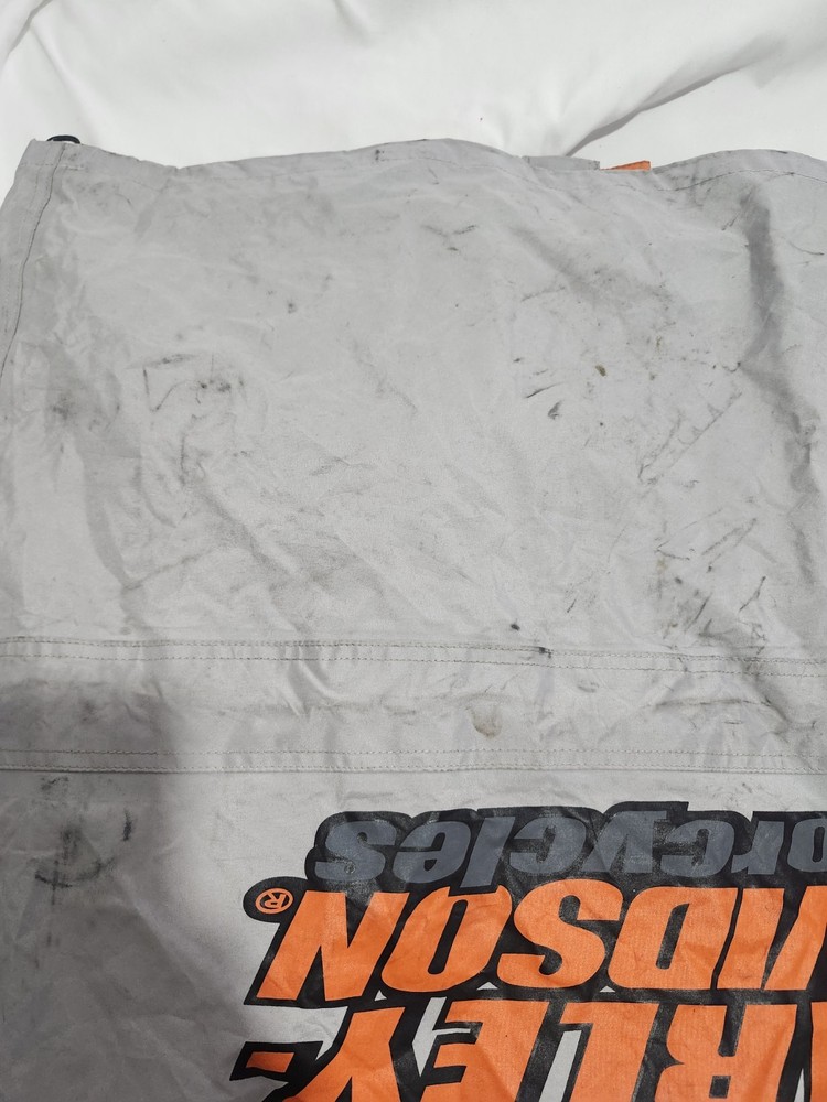 Harley Davidson PVC Reflective Packable Motorcycle Rain Wind Jacket Large L