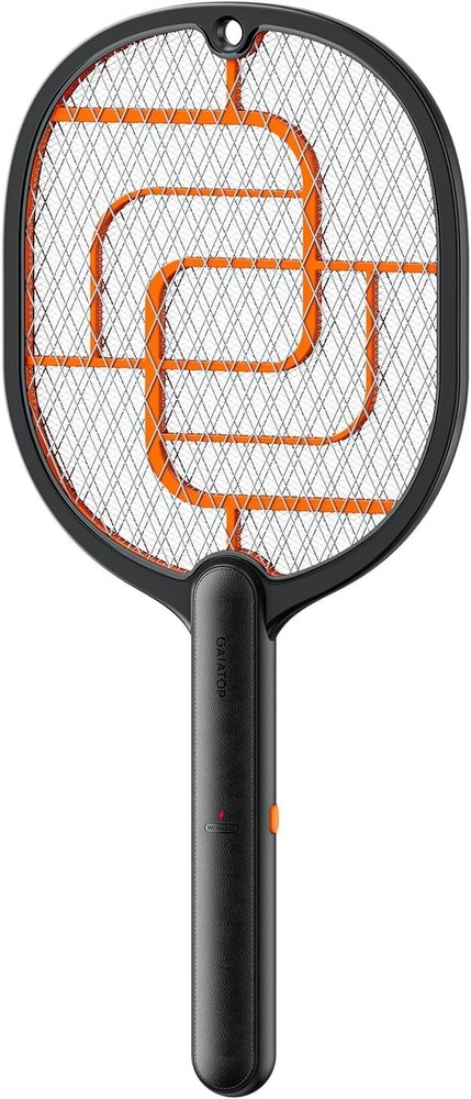 Electric Fly Swatter, 3000V Battery Powered Handheld Fly Zapper, 3-Layer Protect