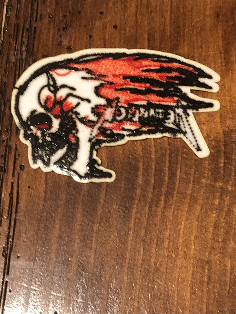 Metallica Patch Flaming Skull