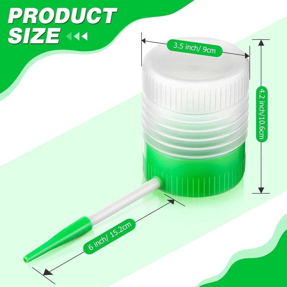 Hand Puffer Dust Insect Bedbug Roach Insect Duster With Extension Nozzle 6" NEW