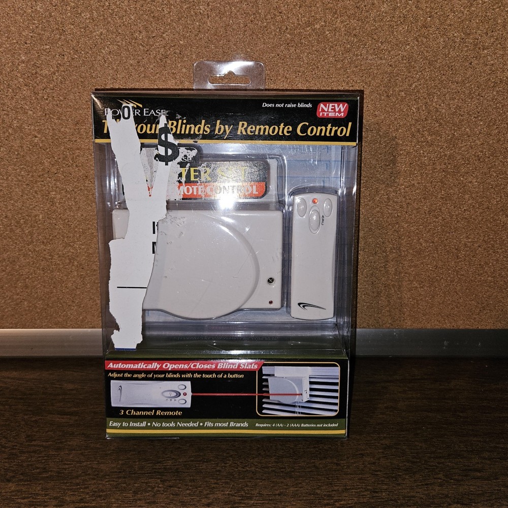 Power Ease Blind Contoller Master Set Remote Open/Close