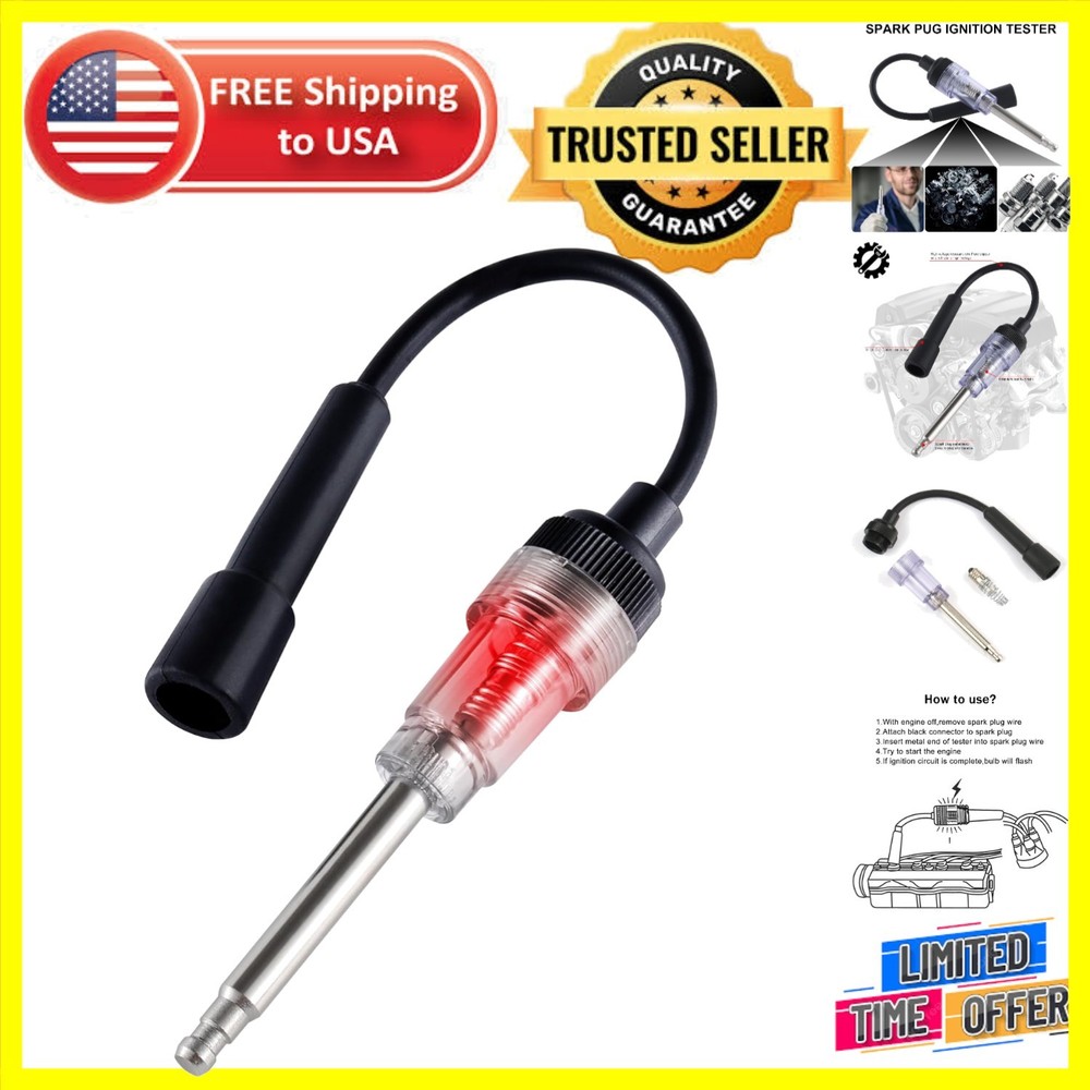 Universal Engine Plug Tester – Efficient Ignition Diagnostics for Cars & Mowers