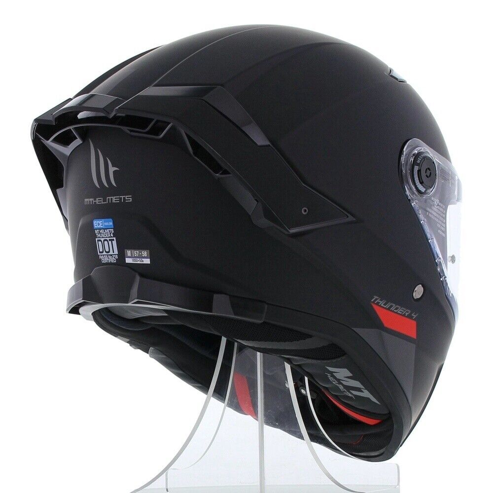 MT Thunder 4 SV full face helmet solid matt black