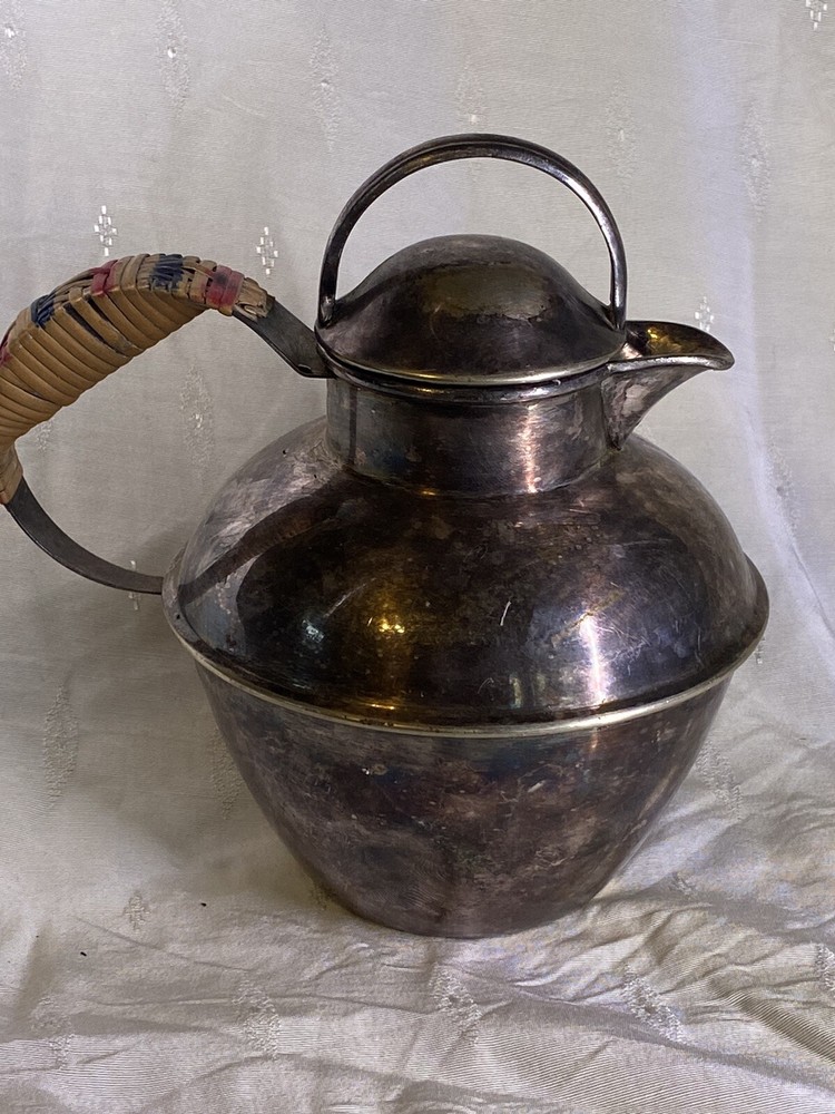 ANTIQUE Silver Plated Pitcher Bailey Banks & Biddle Philadelphia Vintage