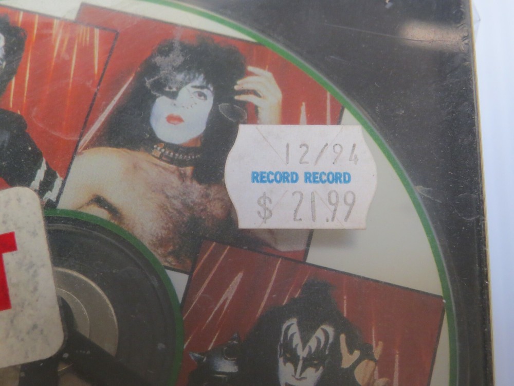 KISS 15 YEARS ON COMPACT DISC CLOCK UK 1994 FACTORY SEALED