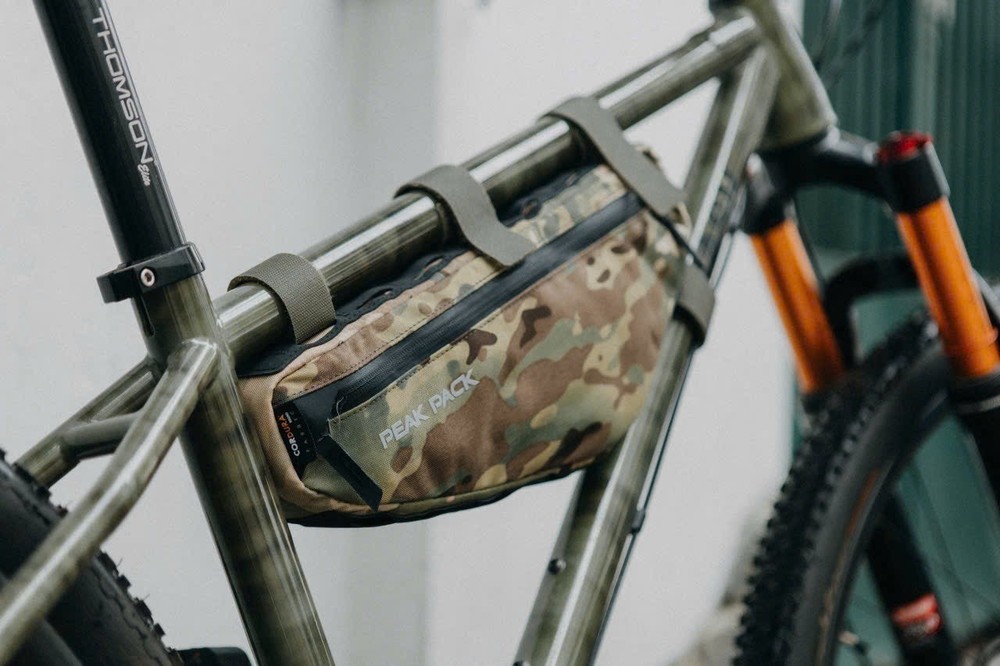 PeakPack Bicycle Road Bike Frame Bag - Multicam