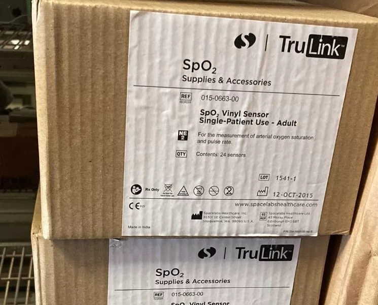 Spacelabs SpO2 Trulink Disposable Vinyl Sensor | 015-0663-00 | Single Sensor