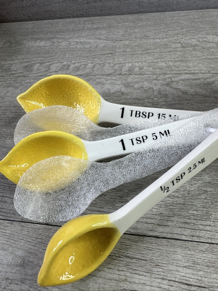 Ankyo Development Lemon Measuring Cups And Spoons Set New