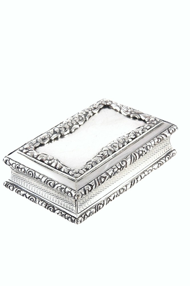 Nathaniel Mills William IV Silver Table Snuff Box 1834