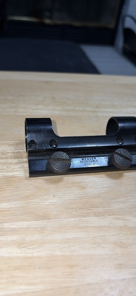 Weaver Detachable Side Mount 1" Diameter Rings