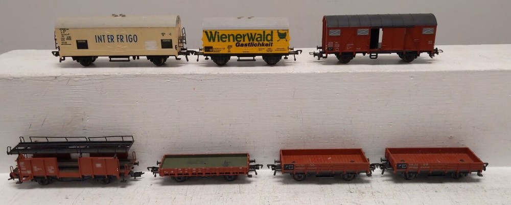 Fleischmann HO Scale Assorted Freight Cars [7] EX