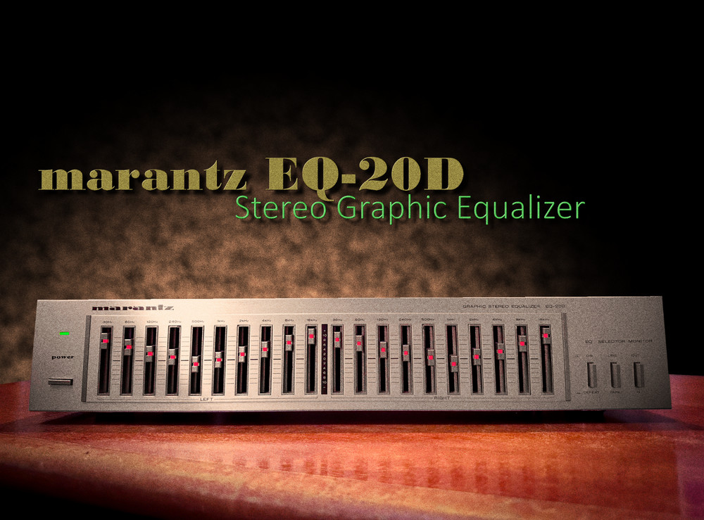 MARANTZ EQ-20D 🌈RaRe🌈 Vintage Stereo Equalizer
