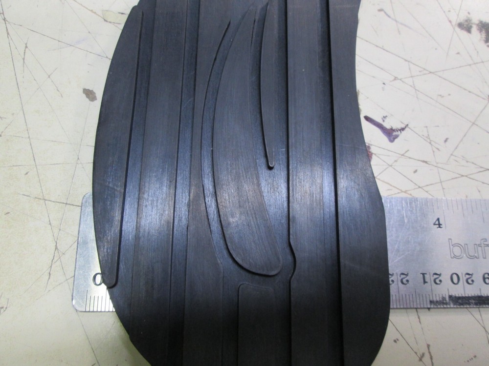 ROADKROME PASSENGER FLOORBOARD REPLACEMENT RUBBER SET - GETS 2 SETS