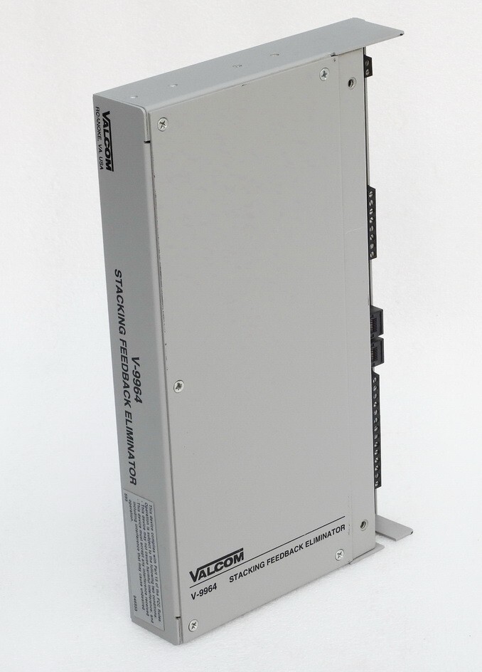 VALCOM V-9964 STACKING DIGITAL FEEDBACK ELIMINATOR / MESSAGE STACKER