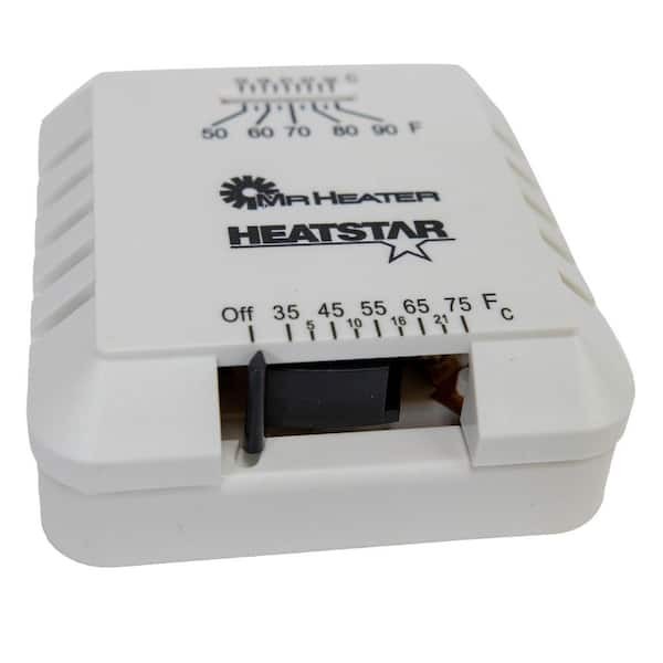 24 Volt Analog Thermostat in Tan