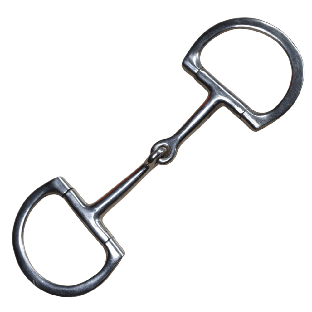 Dee Ring Snaffle Single Break Pinchless in Stainless Steel - 5"