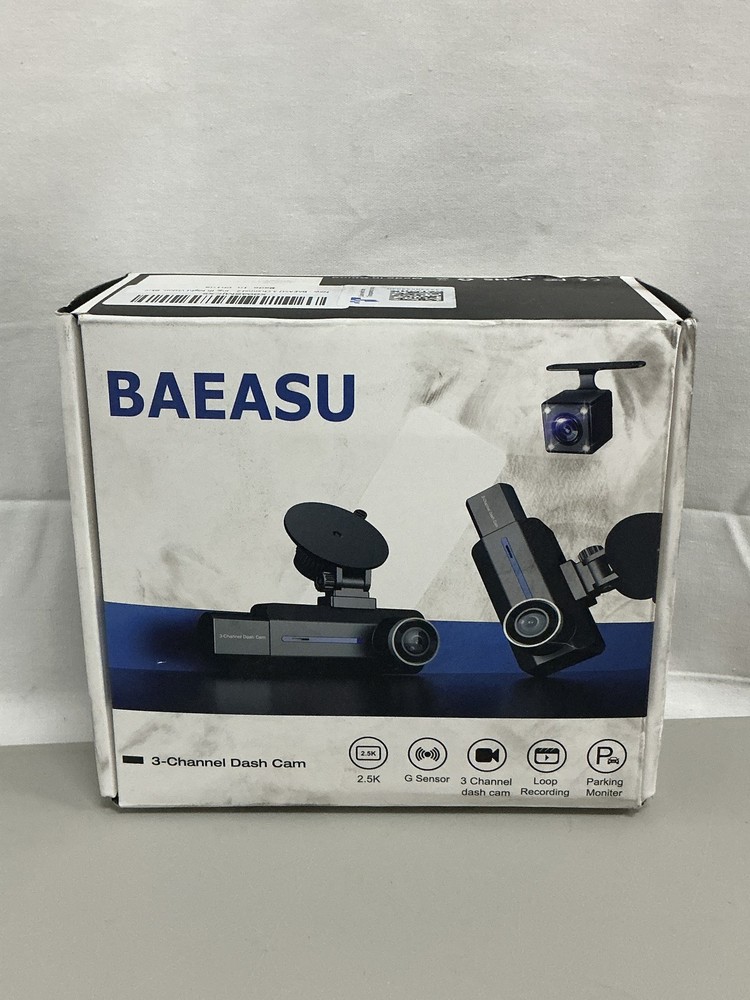 Baeasu 3-Channel Dash Cam
