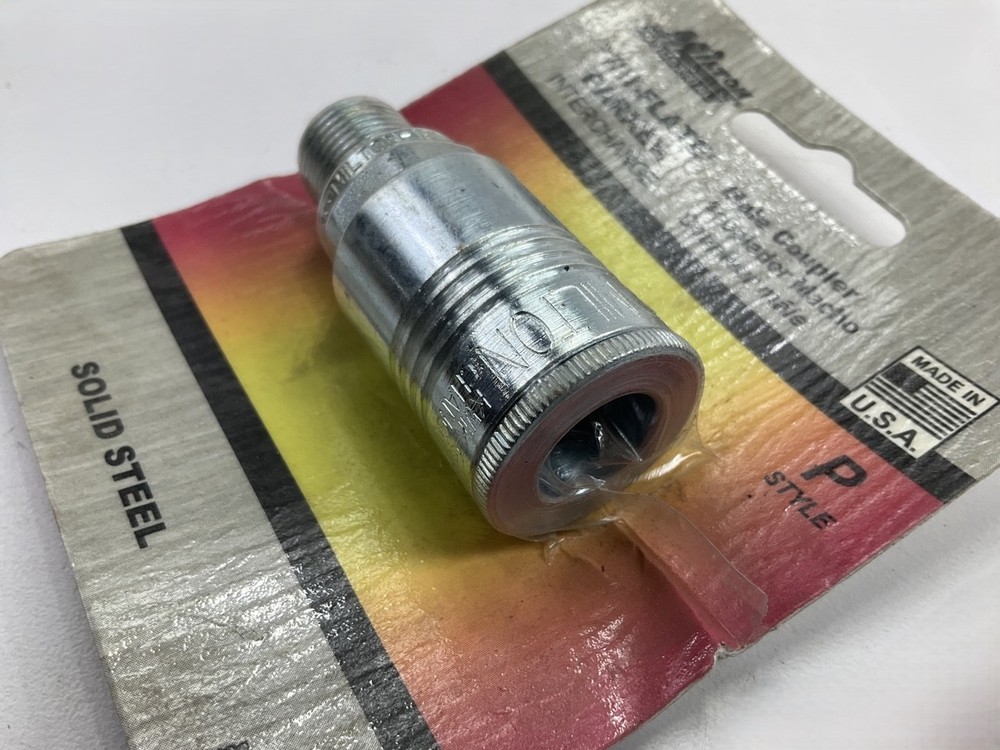 Milton S1806 3/8" MNPT P Style Coupler