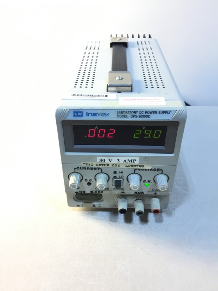 GW Instek GPS-3030DD, 30V 3A, working/Nice-