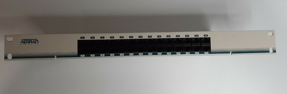 Adtran 1200291L1 28 Port Patch Panel Untested
