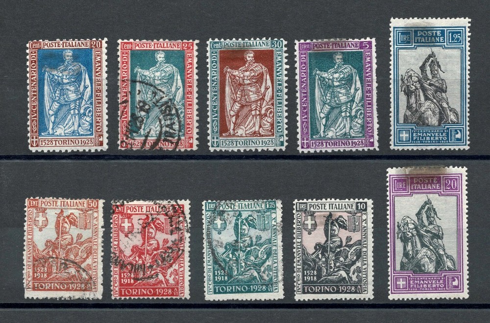 ITALY 1928 Emmanuel Philibert Set