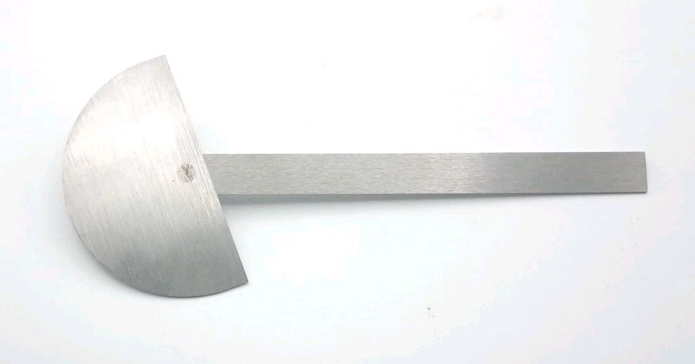 General Hardware No. 18 Protactor 0-180­° Bidirectional Stainless with Case