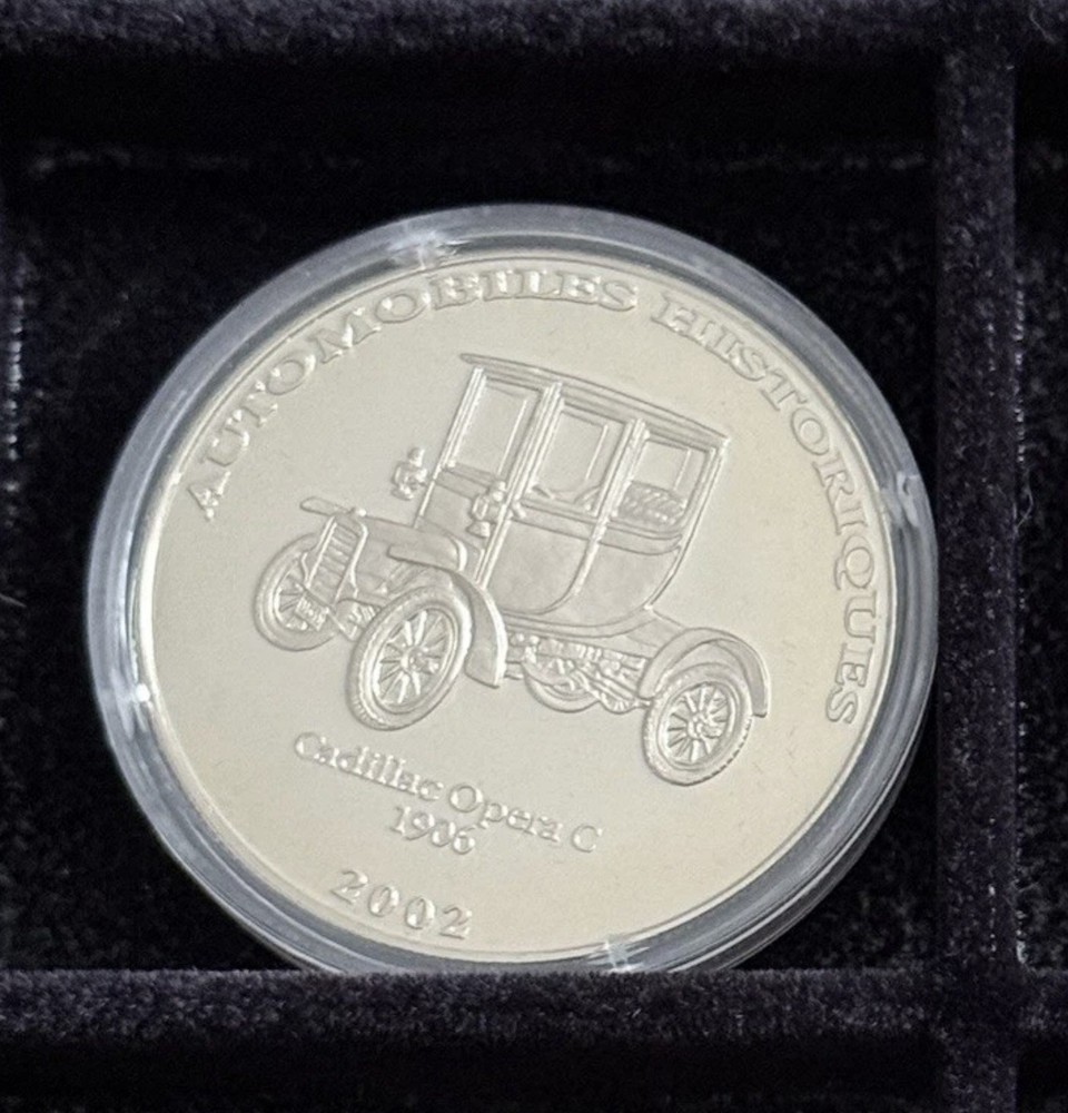 Congo proof coin 10 francs 2002 Collection