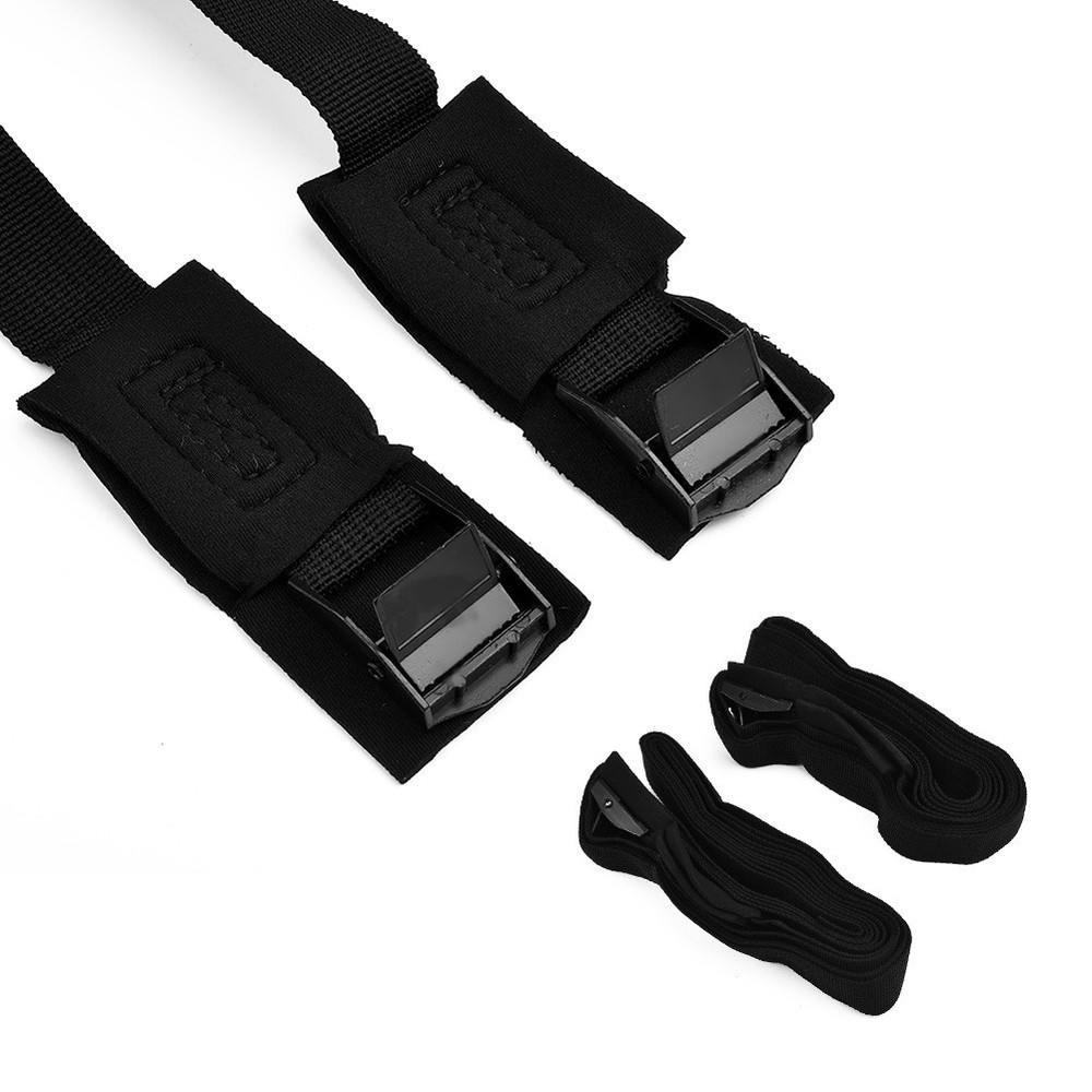 Tie Straps Luggage Black Polyester Webbing Surfboard 1 Pair High Quality