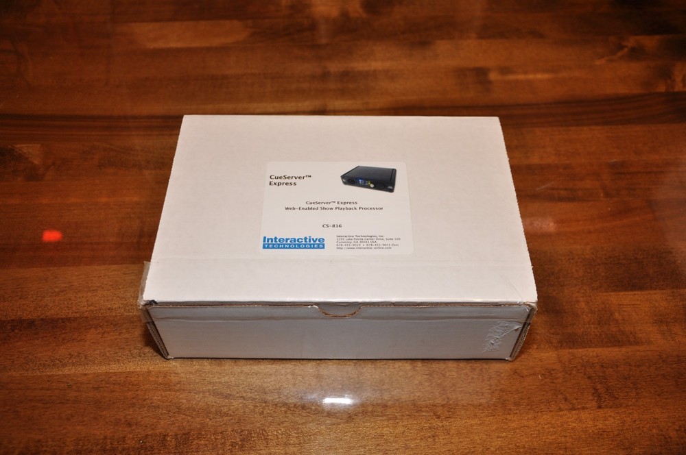 Interactive Technologies CueServer CS-816 DMX Lighting Controller w/Ethernet