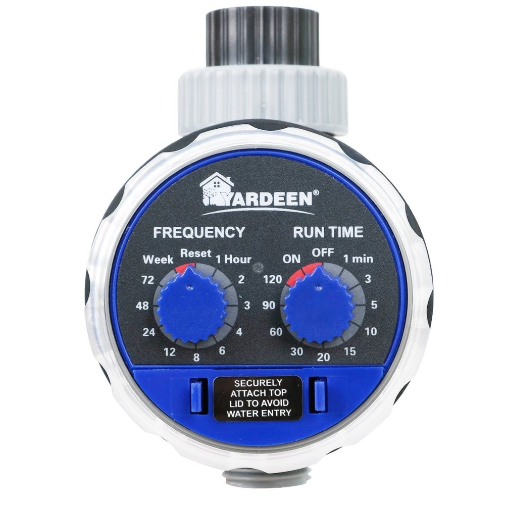 Yardeen Water Timer Electronic Hose Sprinkler Garden Irrigation Controller Tw...