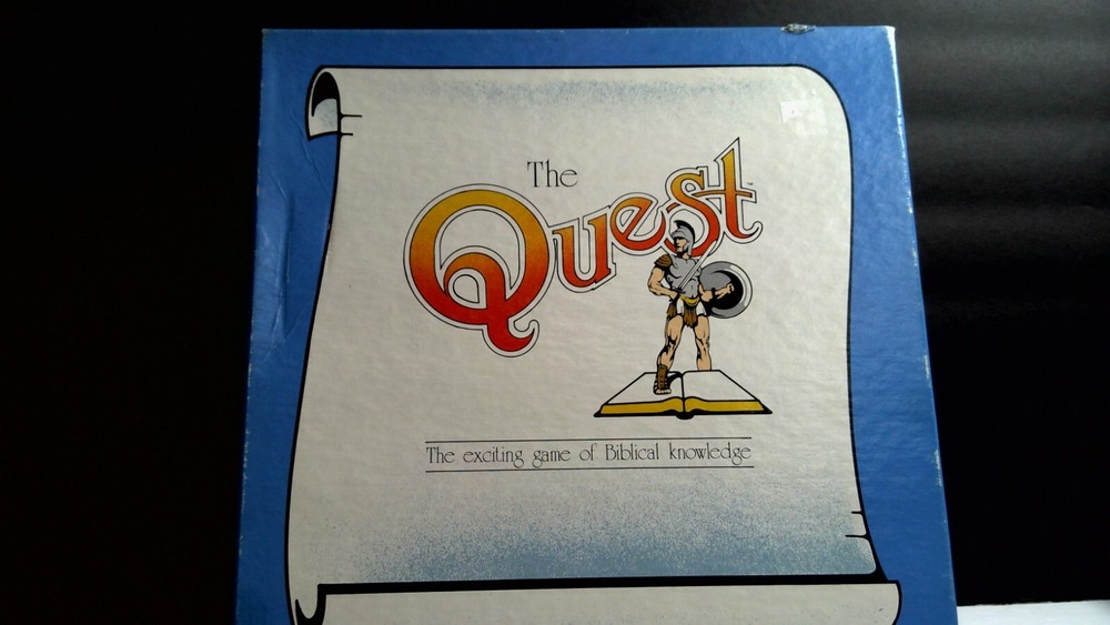 COMPLETE The Quest Biblical Knowledge Vintage Board Game - 1984