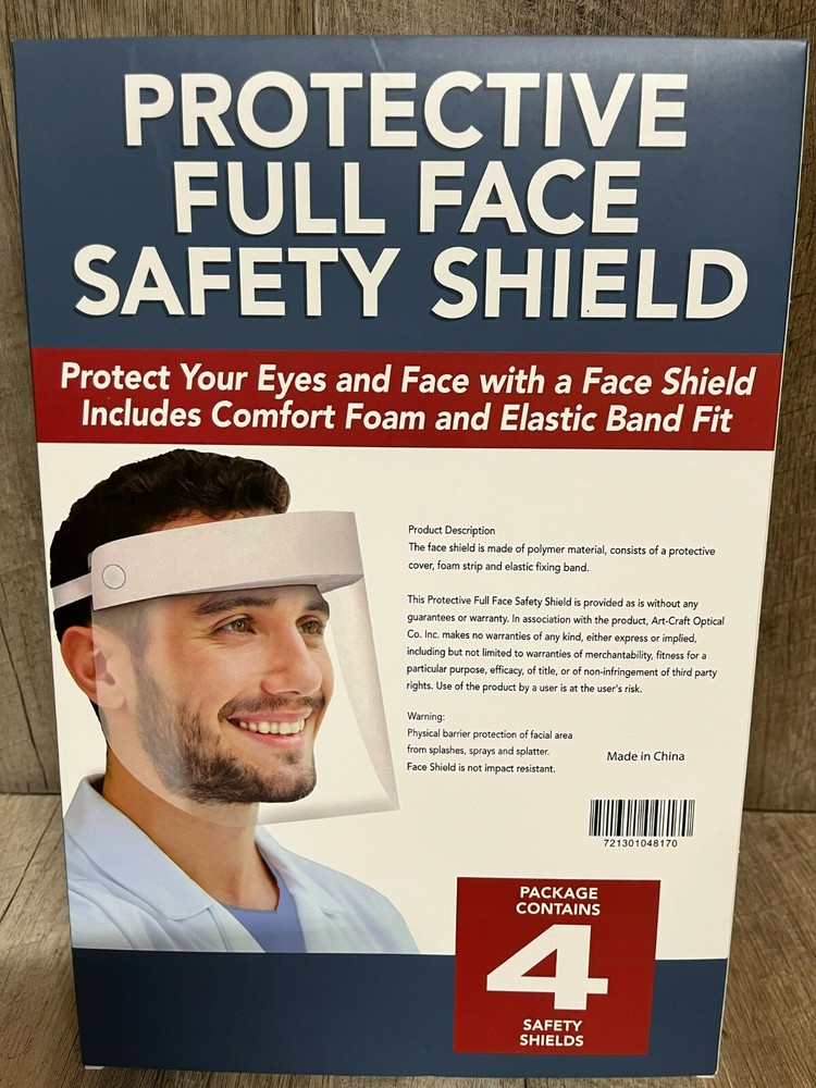 Art Craft Optical, Protective Full Face Safety
