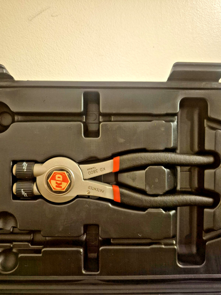 KD Tools Gear Plier Multiple Tip Geared Pliers Systems 3835- NO CABLE HOSE CLAMP