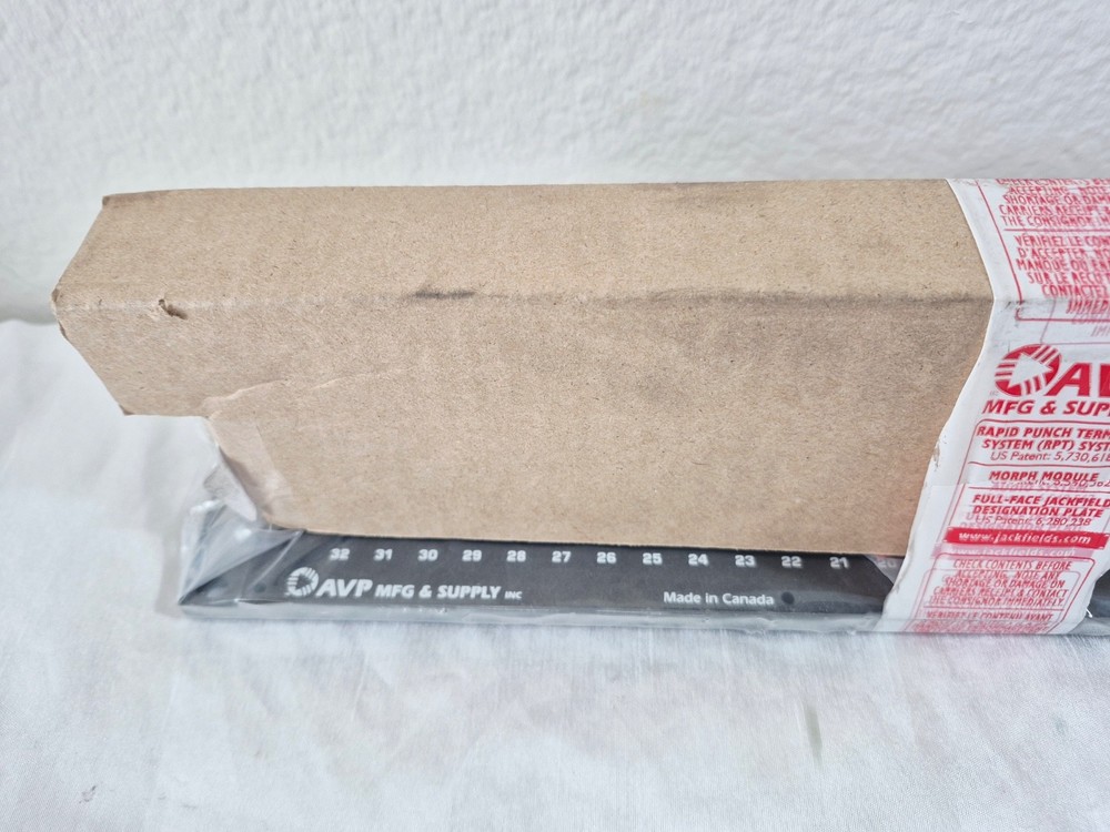 AVP AV-D236E2-AMN75-BZ 2 RU Midsize (Mini-WECO) Video Patch Panel 2x36 908128