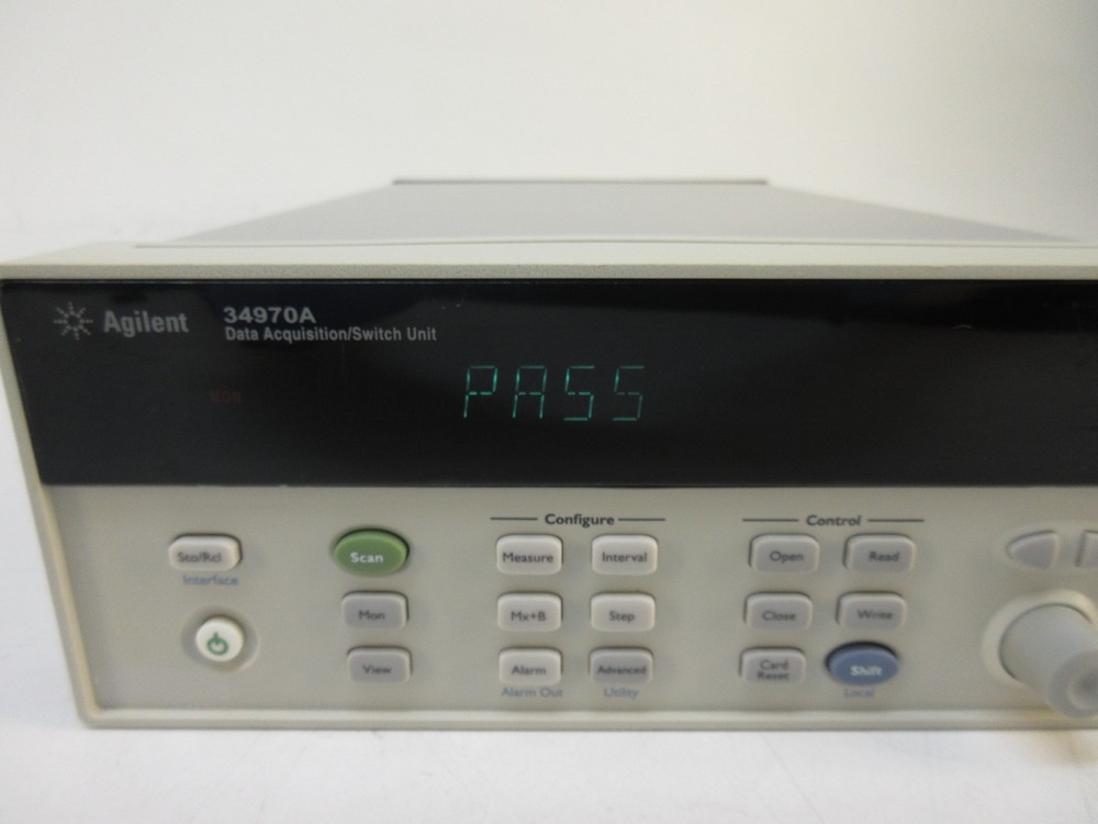Agilent 34970A Data Acquisition / Data Logger Switch Unit w/ RS232 GPIB, DMM