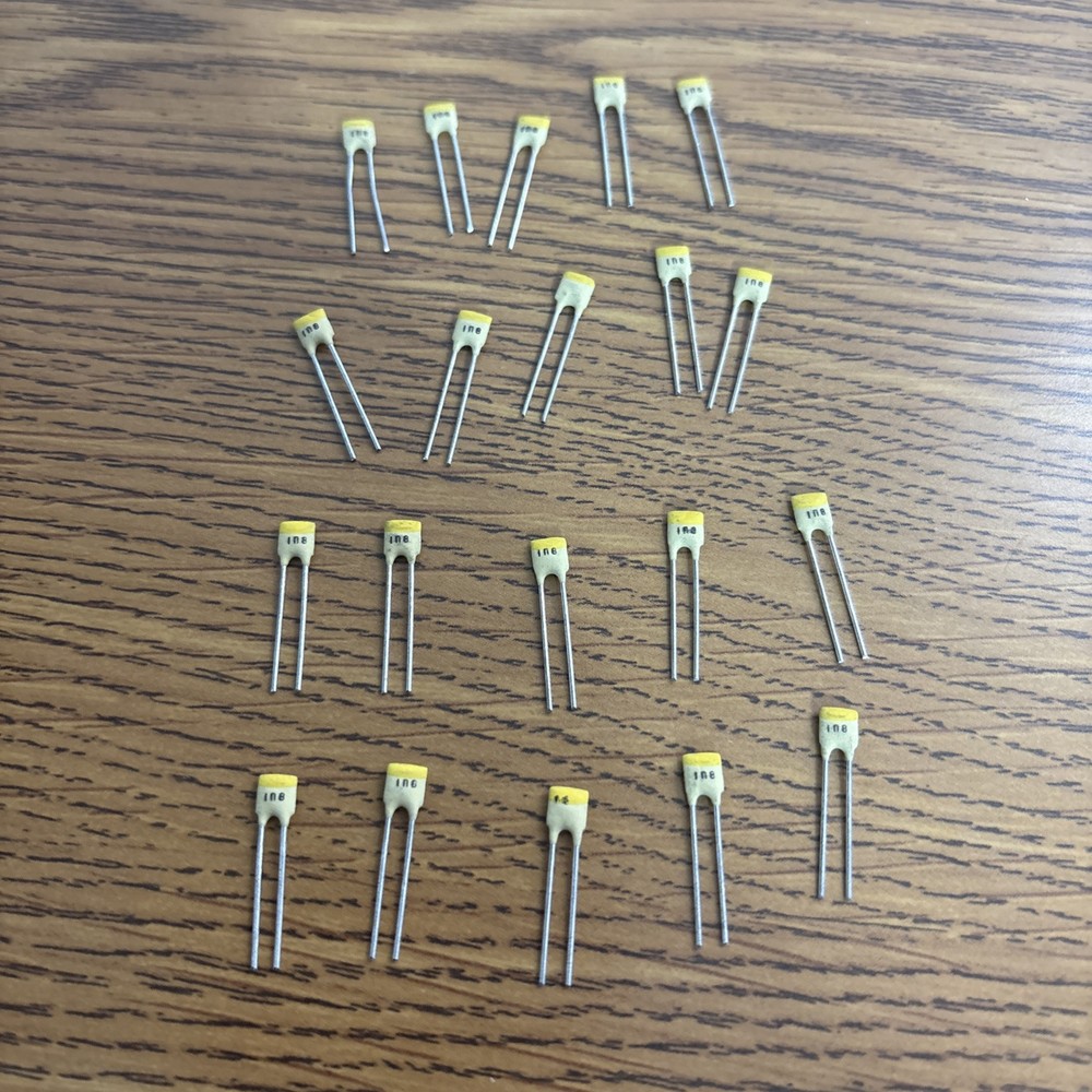 Twenty Ceramic Capacitors 1n8 As Is