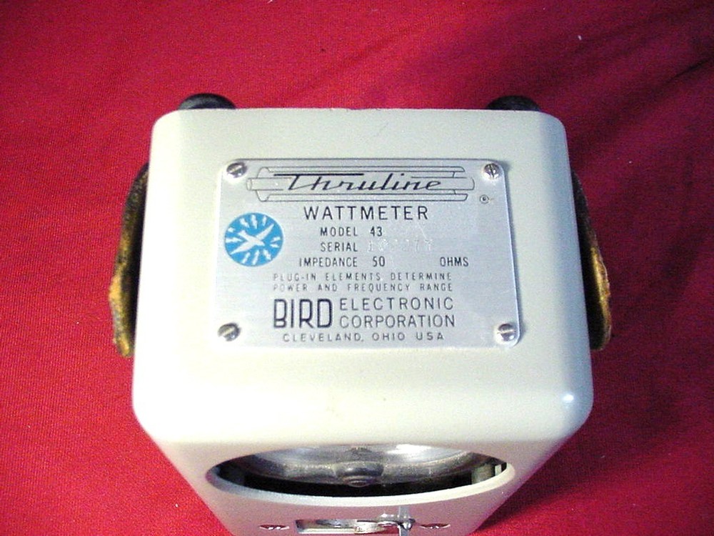 BIRD MODEL 43 WATTMETER with 4300-400 MODULE